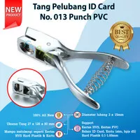 Tang Pembolong Id card Silver - Oval / Tang Pelubang Kartu Pvc Id Card