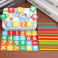 Mainan Edukasi Stick Puzzle Magnet Belajar Berhitung