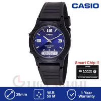 CASIO AW-49HE-2AVDF - Jam Tangan Pria Ana Digi AW49HE AW-49HE-2A Biru