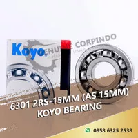 6301 2RS-15MM (AS 15MM) KOYO BEARING