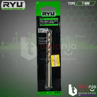 Ryu HSS Cobalt Drill Bit 7 MM Mata Bor HSS Stainless Besi Aluminium