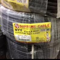 Kabel Listrik NYY 4x1.5 4x1,5 4x1.5mm 4x1,5mm Supreme 50M 50 Meter