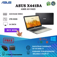 ASUS X441BA AMD A9-9425 - 4GB RAM/1TB HDD/14"/WIN10