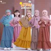 Labella ARUNI Hanbook Gamis Dress Anak Perempuan Set Jilbab