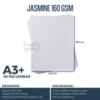 Kertas Jasmine A3 Plus isi 100lembar / Kertas Jasmine / Kertas Jasmine