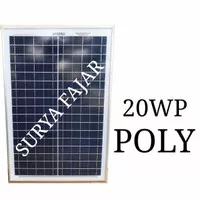 Panel Surya Solar Cell Solar Panel 20wp Visero Polycrystalline 20 Wp