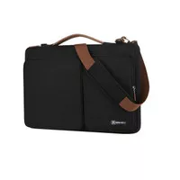 Huawei Matebook D 14 D14 Tas Nylon Black Sleeve Cover Bag With Strap