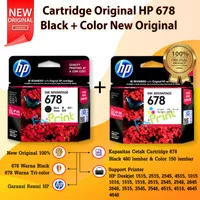 Cartridge HP 678 black & color Original 1 SET Catridge CZ107AA CZ108AA