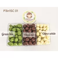 Paket 3IN1SC01 Coklat Scandia Almond Greentea, Choco Biz, Choco White