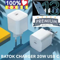 Adaptor 20W IPhone 12 13 Pro Max USB Type C Batok Kepala Quick Charger