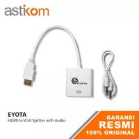 Converter Hdmi To Vga Eyota White With Audio