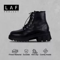 Sepatu Boots Wanita Hitam Casual Original Ilaria LAF Project