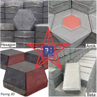 Paving Block, Conblock, Konblok, Bata Hexagon, con