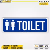 Stiker Toilet / Stiker toilet pria wanita