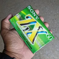 kaset pita kosong Sony zx 60 menit