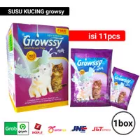 susu kucing growssy 1 box isi 11