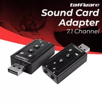 Sound Card USB External Virtual 7.1 - Soundcard Portable USB 2.0