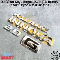 Emblem innova Reborn bagasi komplit innova Reborn Type G 2.0 Original