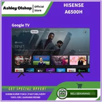 TV Hisense Google TV 50 Inch 50A6500H 4K UHD Google TV 50A6500 Hisense