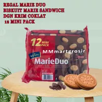 Regal Marie Duo / Biskuit / Marie Sandwich Cokelat / Isi 12pcs