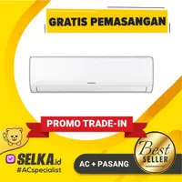 AC SAMSUNG AR05BGHQBSINSE + PASANG AC SPLIT 1/2 PK STANDARD