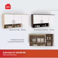 Kitchen Set Atas Rak Dapur Tiga pintu KCWU