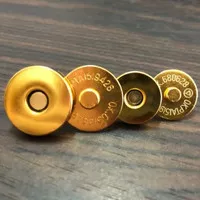 Kancing magnet dompet / kancing magnet tas 18mm dan 14mm gold