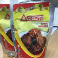 Rendang Daging Sapi Asese Asli Padang / Rendang Asese Sapi Basah 250gr