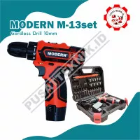 Mesin Bor Baterai Modern M-13 Set-Bor Cordless Modern-Bor Modern M-13