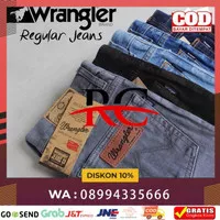 Celana Jeans Model Standar Regular Wrangler Original Terjangkau