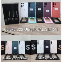 5G DUAL SIM LIKE NEW Samsung S22 Series Plus Ultra Fullset Jaminan Ori