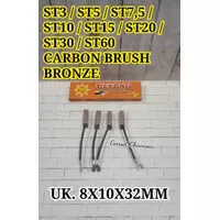 ST3 ST20 ST30 ST60 Carbon Brush J204 Bronze Kul Arang Dinamo ST 3KW