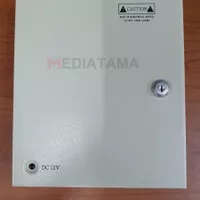 Panel Box Indoor Listrik CCTV Besi Kosongan 23x20x5 cm Ada Kunci