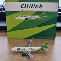 Diecast Pesawat Citilink A320 50th 1/400 by JC Wings PK-GTF