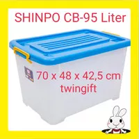 Container/Kontainer Box Serbaguna 95 Liter, Shinpo, CB-95, max.