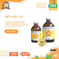 VET OXY LA 50ml & 100ml - Antibiotik - Obat Anti Infeksi Bakteri Hewan