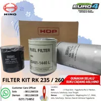 PAKET MURAH FILTER SOLAR DAN FILTER OLI HINO BUS RK 235 / RK 260