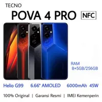 HP TECNO POVA 4 PRO NFC RAM 8/256 GB GARANSI RESMI