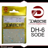 Kail Pancing Daiichi DH-6 Sode Hook Mata Kail Tanpa Lubang