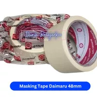 Lakban Kertas Daimaru / Masking Tape Daimaru 48mm / 2 inchi pnjang 21M