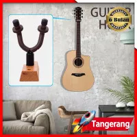 Stand Gitar Kayu Guitar Hanger Wall Stand Wooden Mount Holder Hook