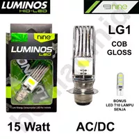 Lampu Motor LED Luminos SMASH TITAN 9NINE PNP H6 M5 T19 Bohlam Putih