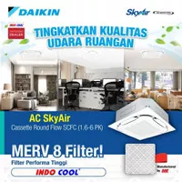 AC DAIKIN CASSETTE 2,5PK 2,5 PK INVERTER (Round Flow)