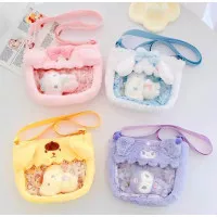 Tas Selempang Sling Bag Boneka Cinnamoroll Kuromi My Melody.