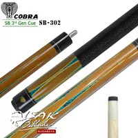 Cobra SB-302 Pool Cue - 13 mm Maple Billiard Stick Stik Biliar by Fury