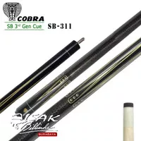 Cobra SB-311 Pool Cue - 13 mm Maple Billiard Stick Stik Biliar by Fury