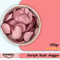 KERIPIK BUAH ANGGUR MANIS RENYAH 250gr