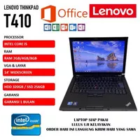 Laptop Lenovo Thinkpad T410 I5 Ram 8 gb SSD 512gb Promo Termurah Bagus