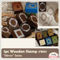 DIY Wooden Rubber Stamp Stempel Kayu Journal, Scrapbook, Diary ~ w07