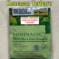 NONI MAGIC Black Hair Shampoo BSY Herbal Penghitam Rambut